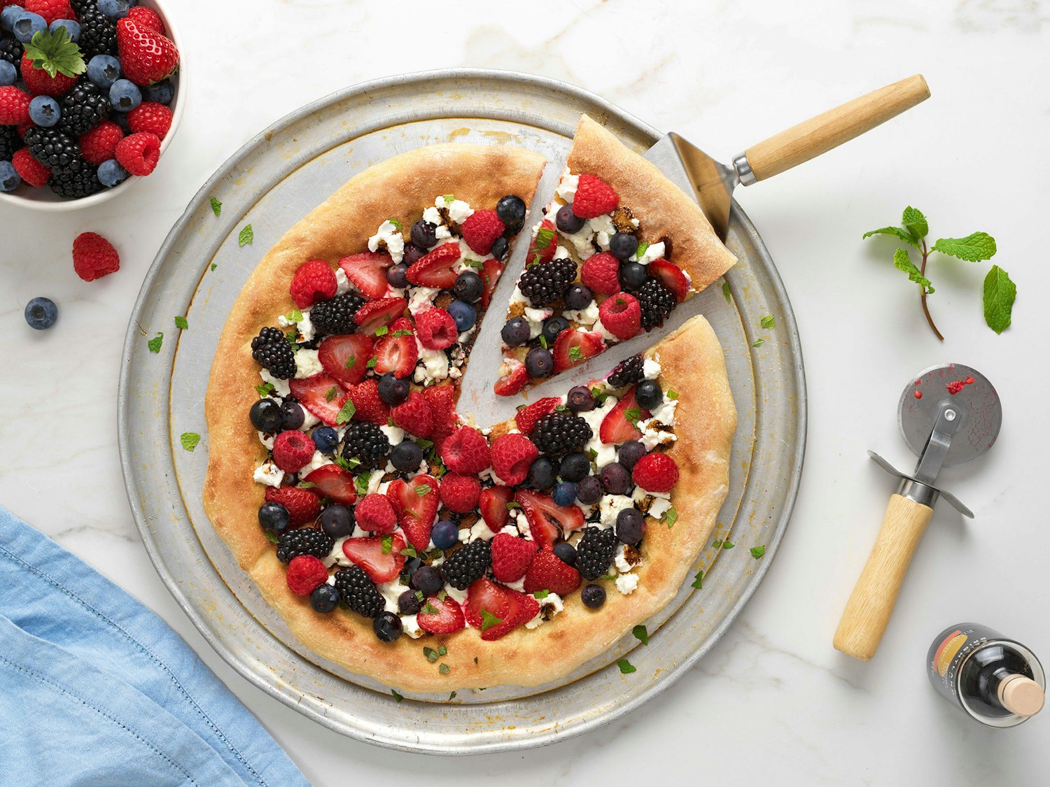 grilled pizza