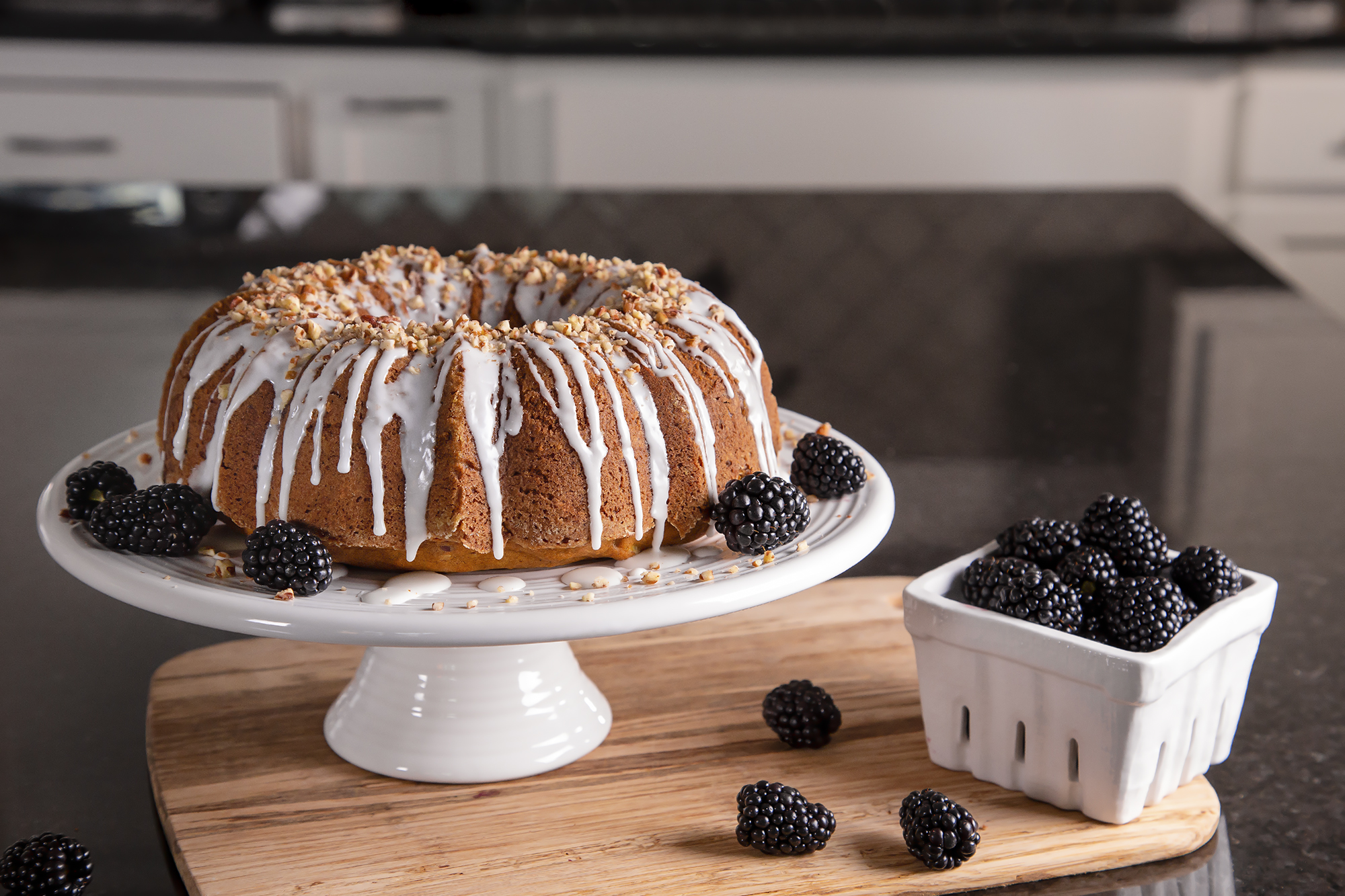 Blackberry Pumpkin Cake