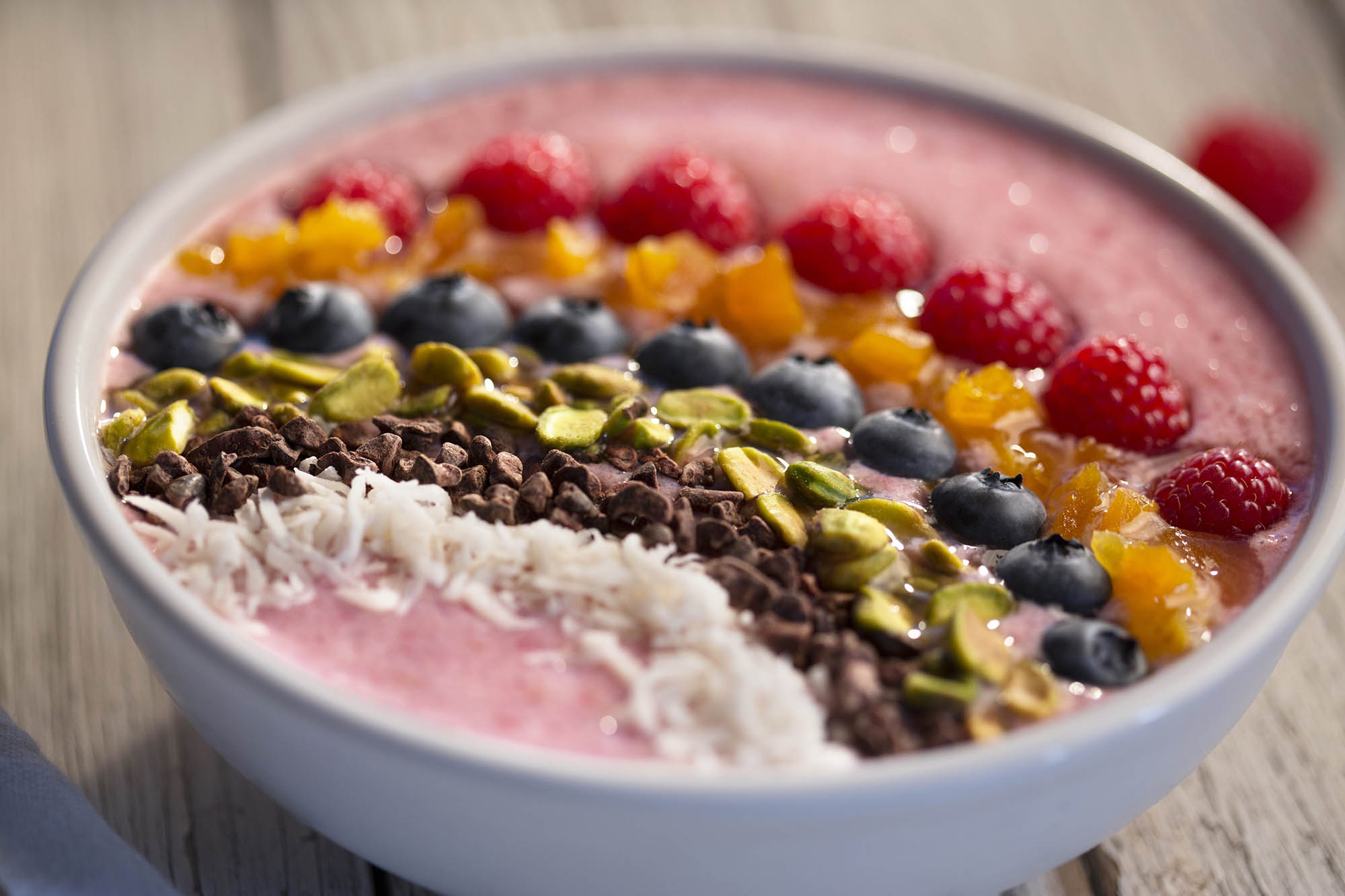 Berry Rainbow Smoothie Bowl