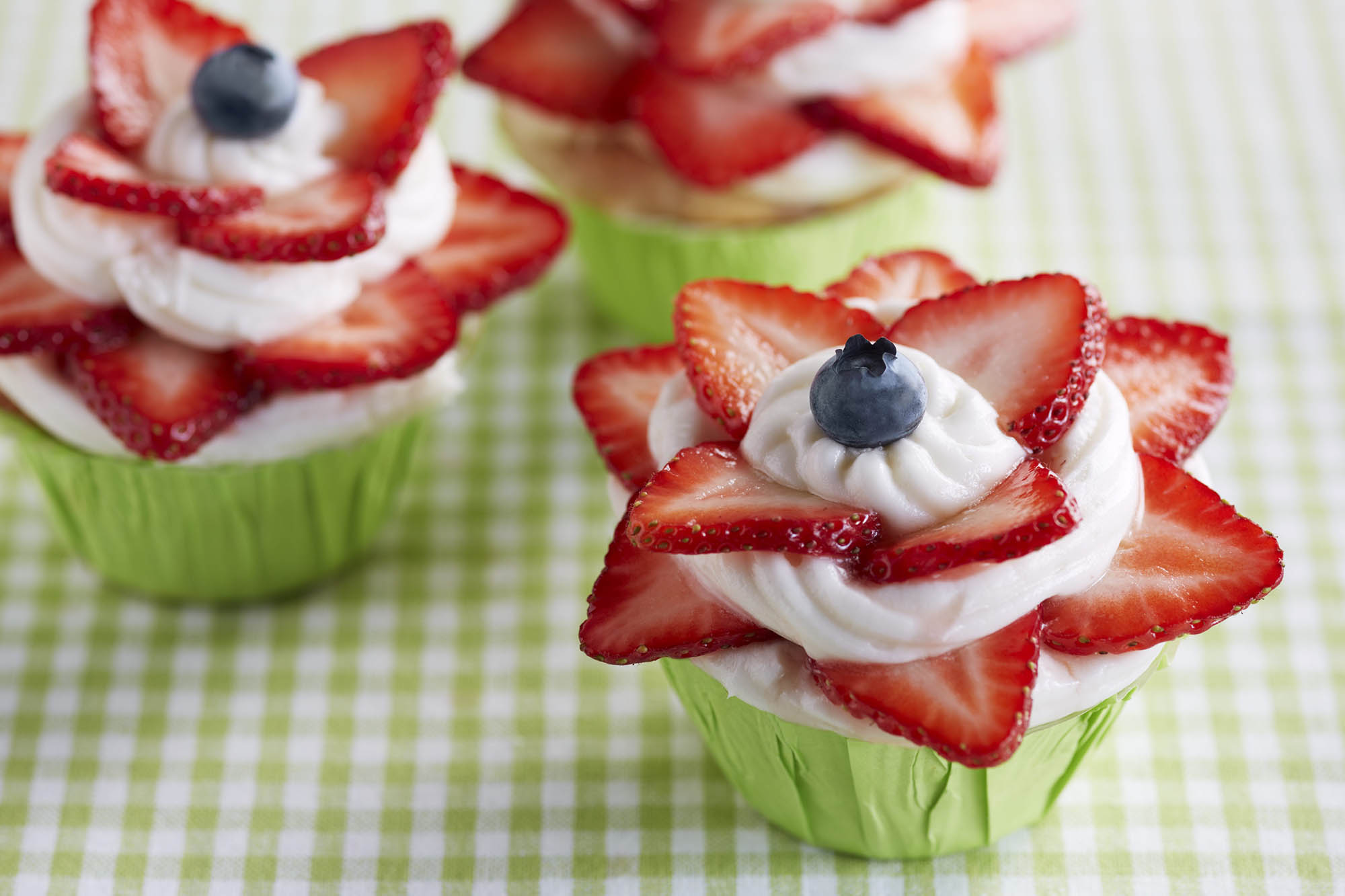 Blossom Strawberry Shortcake Cupcakes