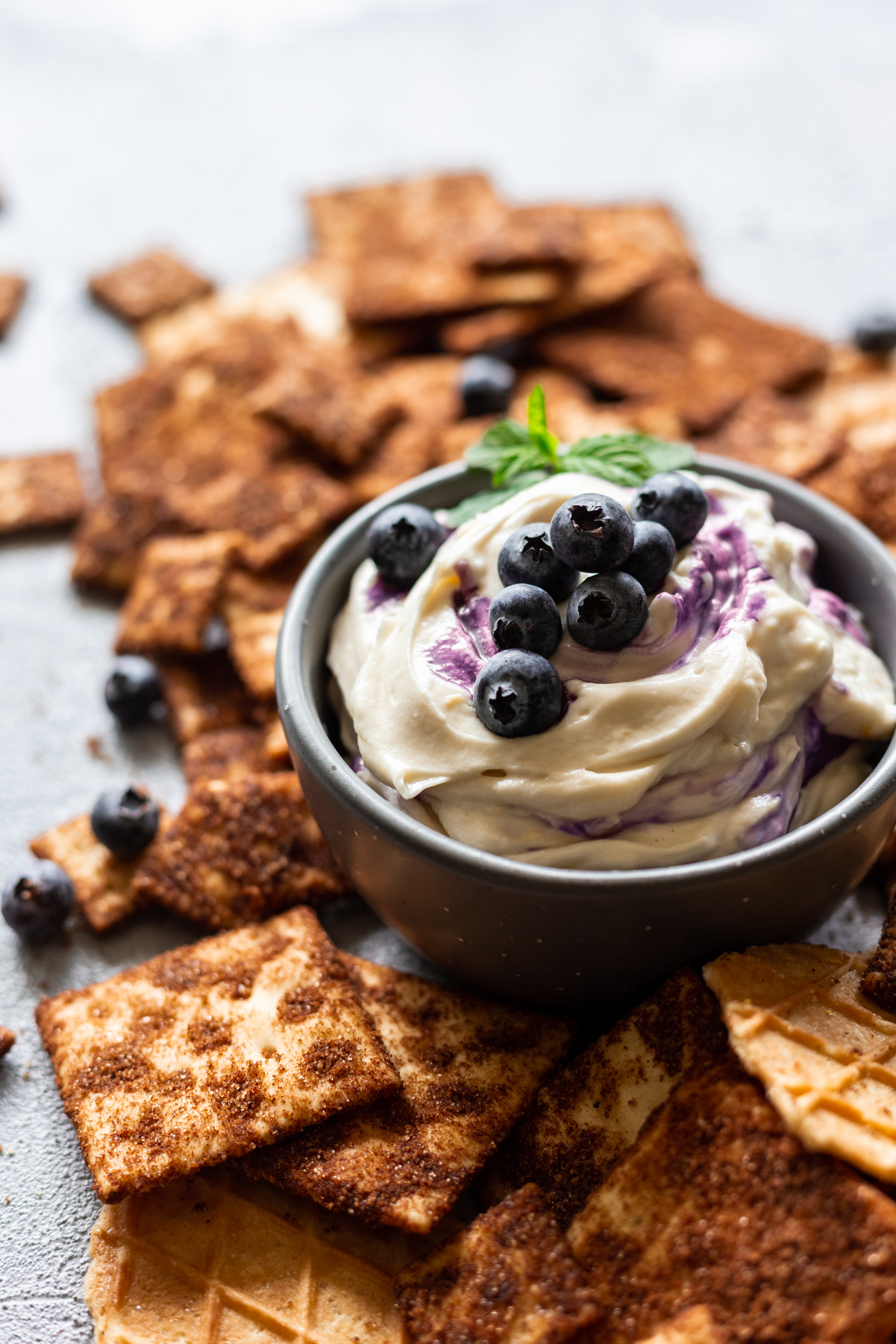 Blueberry Lemon Cheesecake Dip