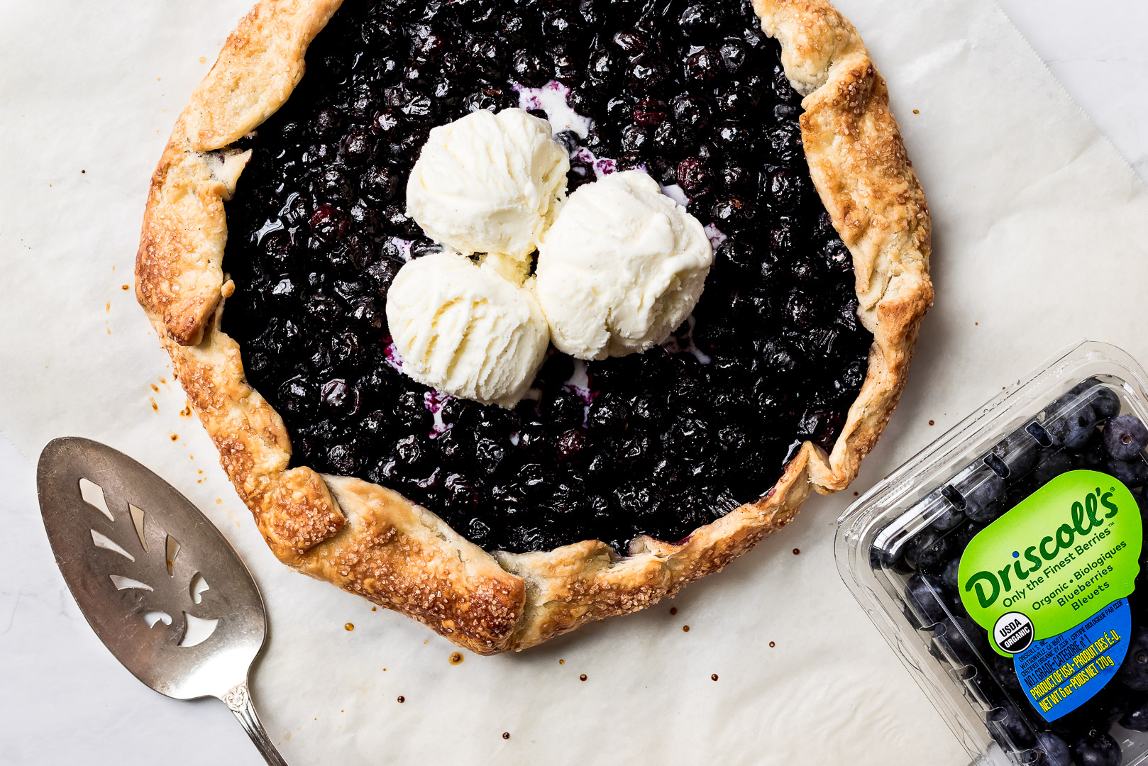 Spiced Blueberry Galette Recipe