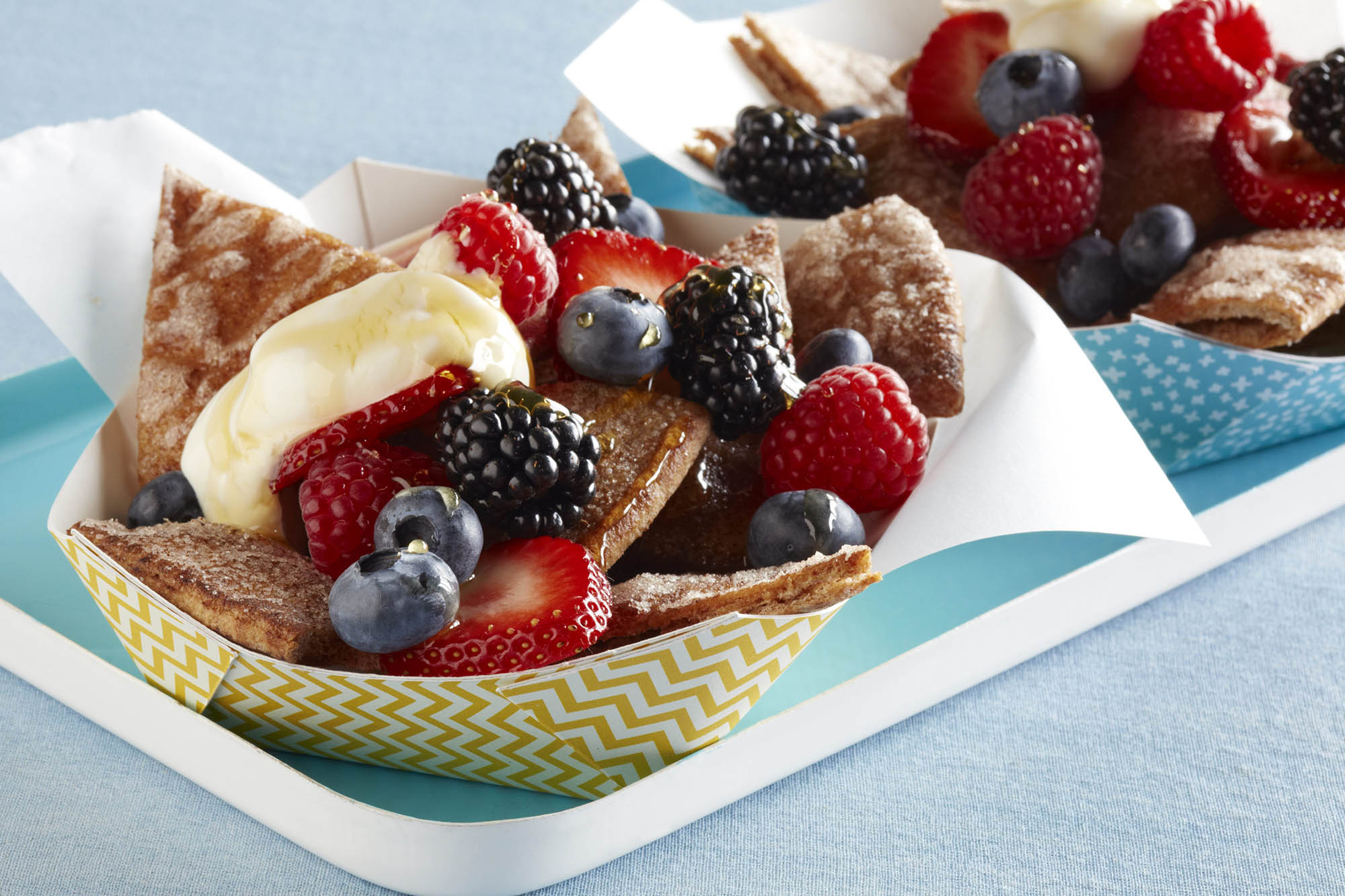 Breakfast Berry Nachos