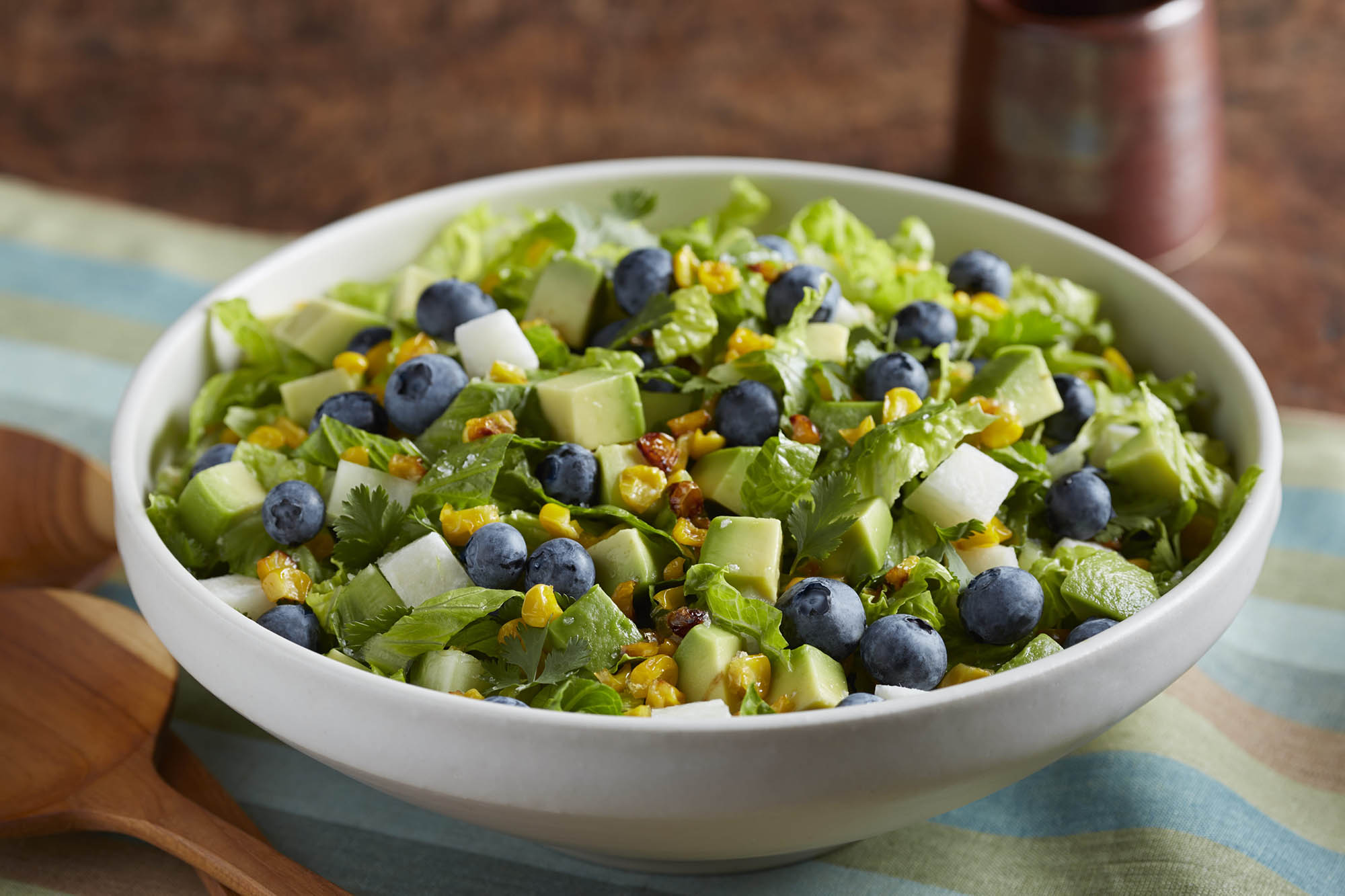 Mexican Salad with Blueberries, Corn & Avocado