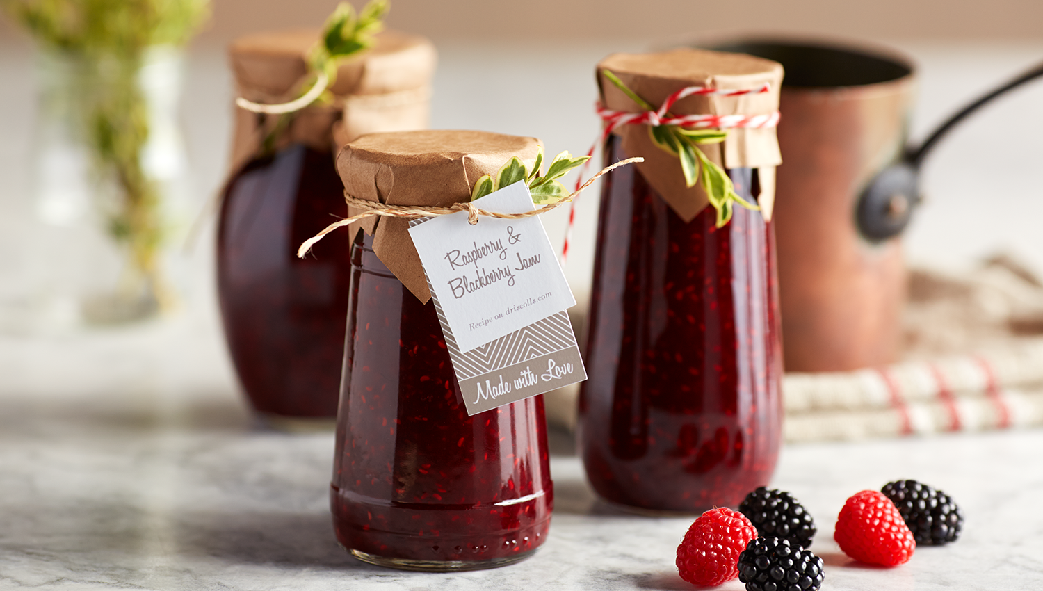 Spiced Blackberry Raspberry Jam