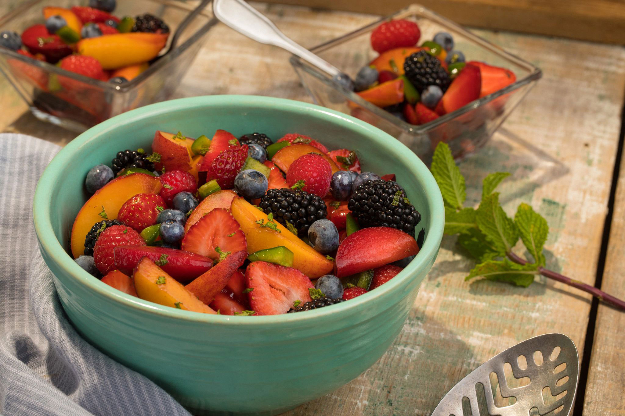 Spicy Summer Fruit Salad