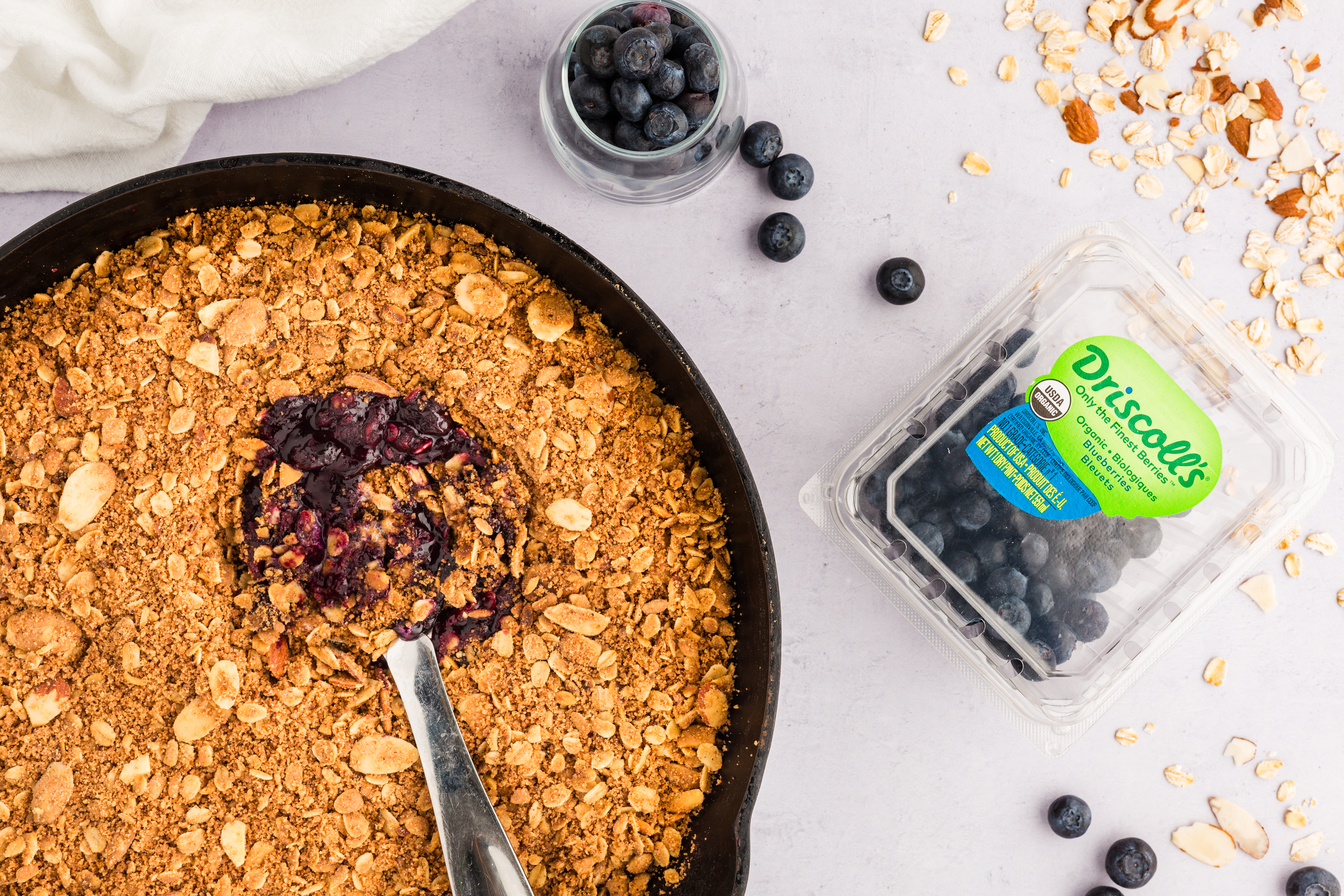 blueberry brown butter crisp