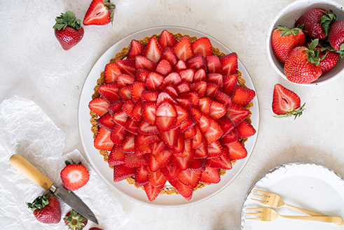 Strawberry Cheesecake Tart