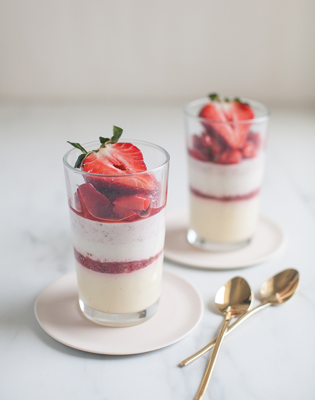 Strawberry & Cream Parfait 