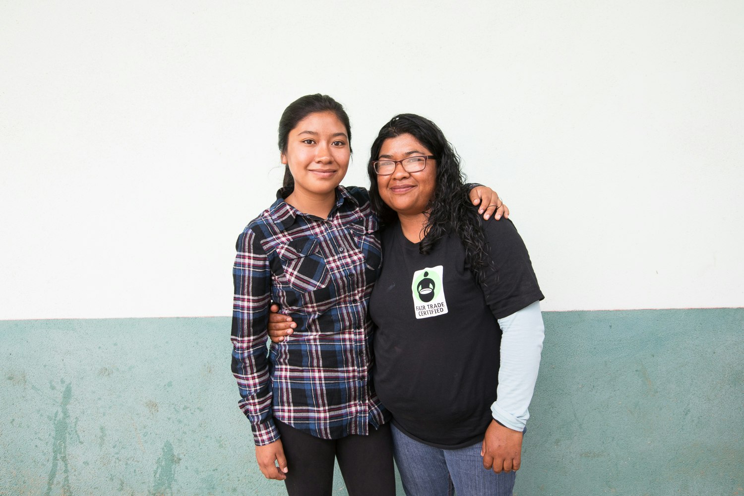 Saidel Hernandez and her daughter