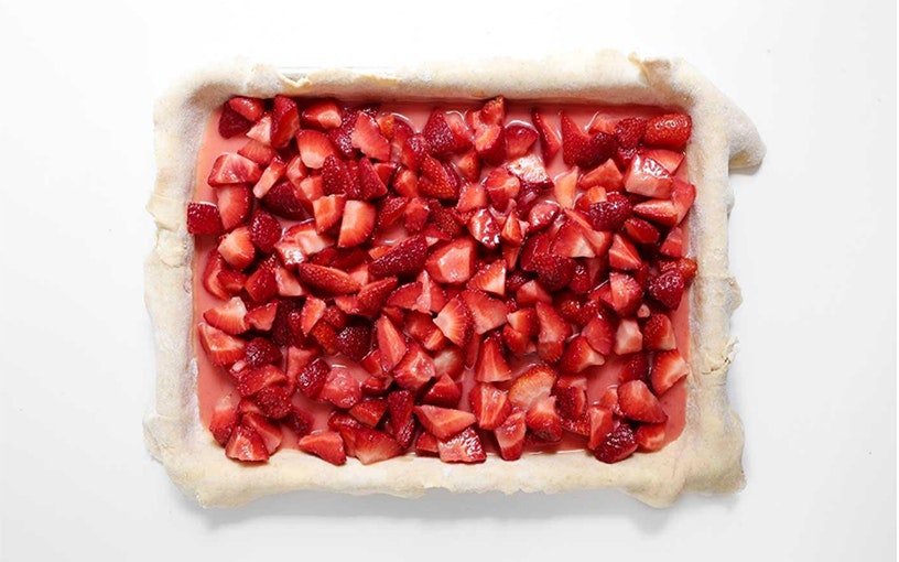 Strawberry Slab Pie