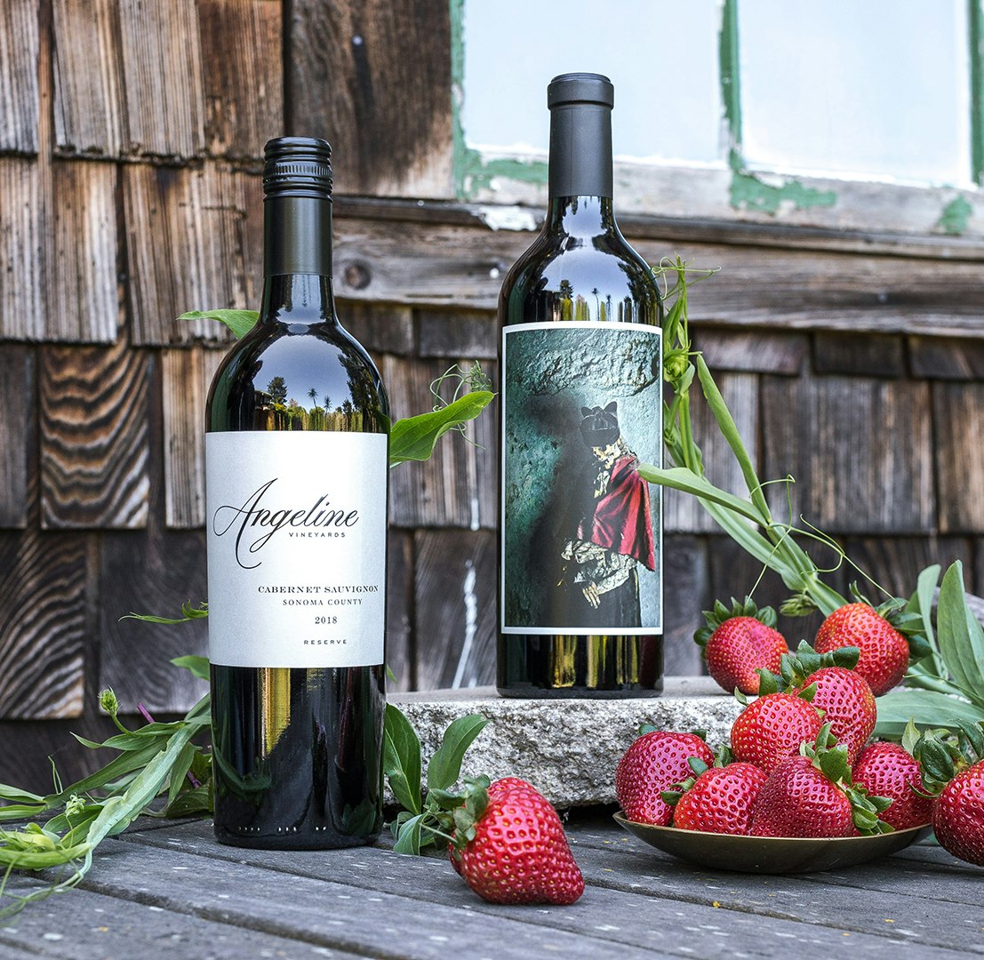 Driscoll's Sweetest Batch strawberries and wine