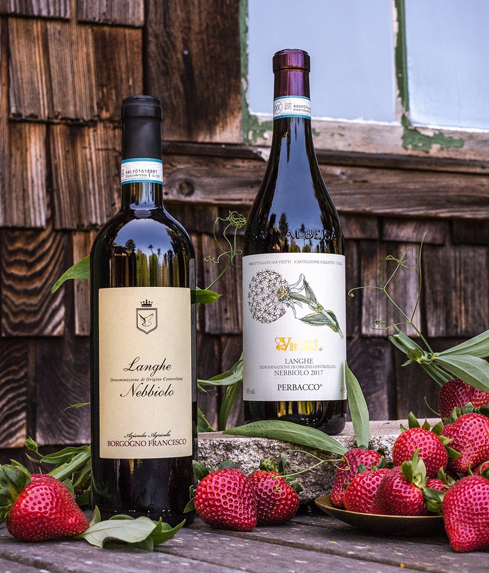Driscoll's Sweetest Batch strawberries and wine